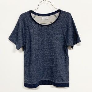 Everlane Tops - Everlane | Crewneck Short Sleeve Sweatshirt Blue Everlane Tops - Everlane | Crewneck Short Sleeve Sweatshirt Blue